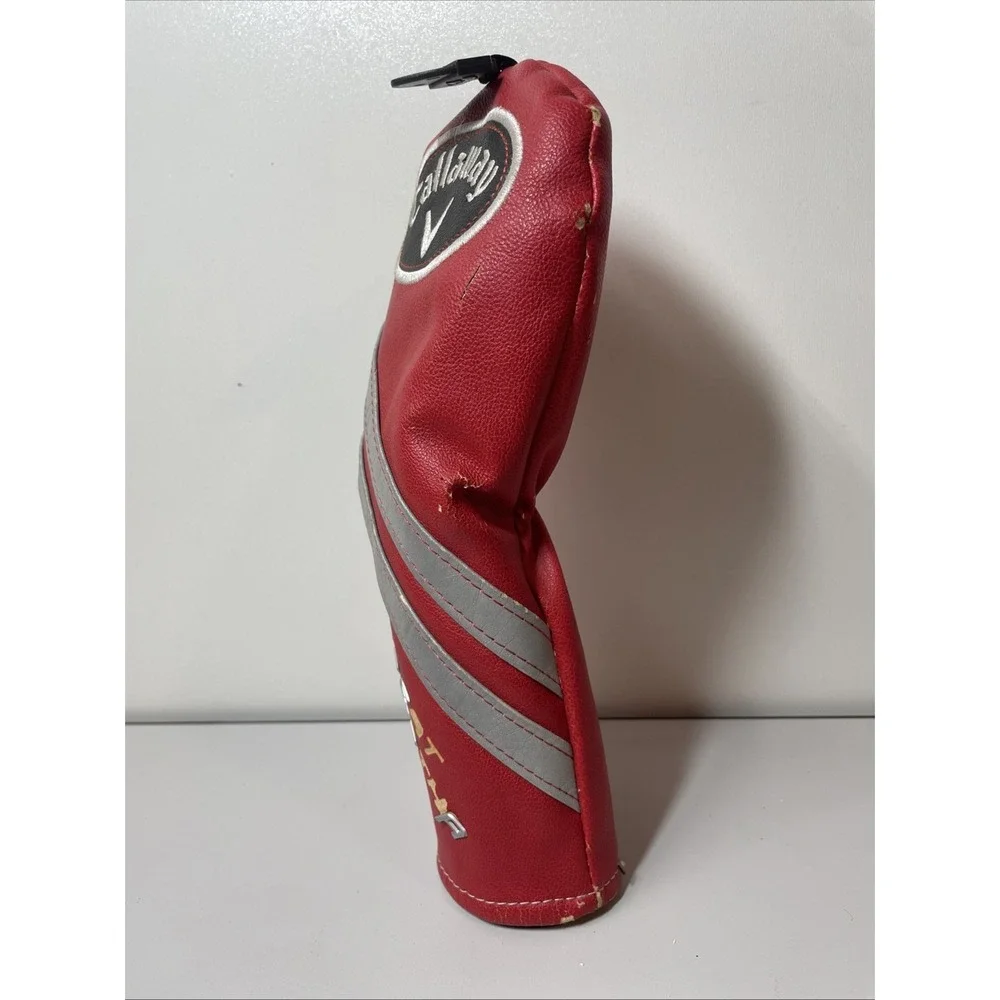 Callaway‎ Great Big Bertha Fairway Wood Head Cover Adjustable Tag Red